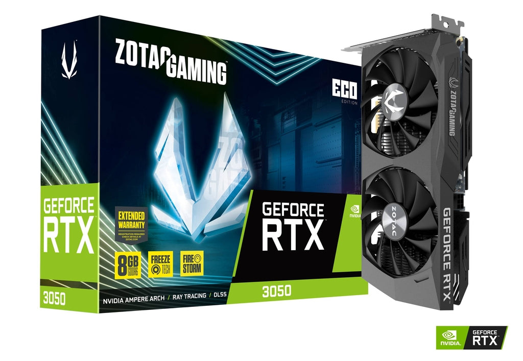 Zotac Gaming Geforce RTX 3050 ECO 8GB Zotac Gaming Geforce RTX 3050 ECO 8GB